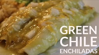 Cooking With Me How I Make Green Chile Enchiladas with Chicken [upl. by Einattirb]