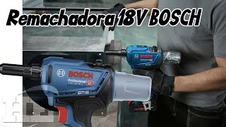 Remachadora 18v Bosch GRG 18V16 [upl. by Mehcanem]