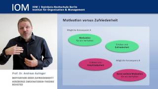 Prof Dr Andreas Aulinger Herzbergs ZweiFaktorenTheorie  Modified Version [upl. by Ailec]