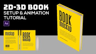 Easy 3D Book Promo in After Effect  Tutorial [upl. by Child391]