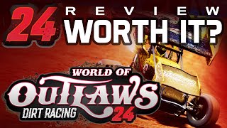 Review of World of Outlaws Dirt Racing 24  Is it worth it [upl. by Wise418]