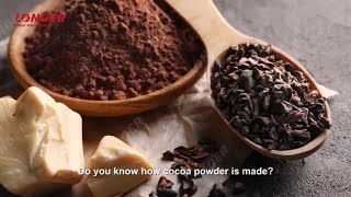 How to Make Cocoa Powder Cocoa Processing Steps 7 [upl. by Kirima]