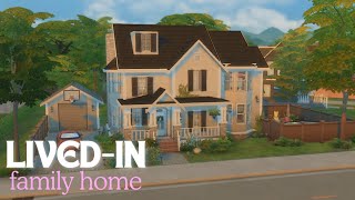 Lived in Family Home  Sims 4 Speedbuild NO CC [upl. by Burrow]