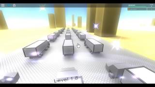 Roblox Clustertruck Gameplay Level 11  Level 110 [upl. by Cacka600]