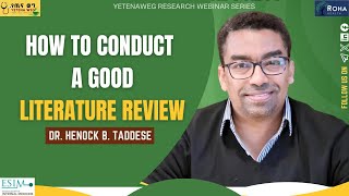 How to conduct a good Literature Review [upl. by Standing]