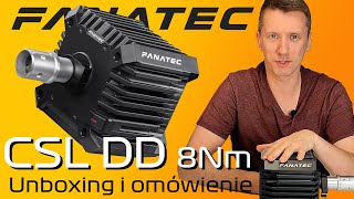 Fanatec CSL DD 8Nm unboxing i omówienie [upl. by Eigla]