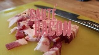 How to Saute Diced Bacon [upl. by Cherish]