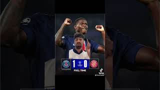 PSG vs Girona match reaction goals Gazzaniga 90 OG championsleague psg [upl. by Traweek]