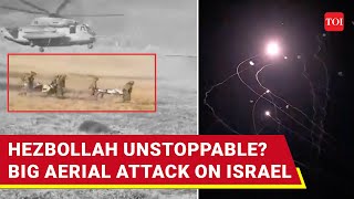 Hezbollah Outsmarts IDF Rains Missiles amp Drones On Israel From South Lebanon  Watch [upl. by Glanti]