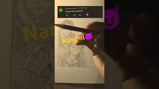 How to draw Nanami kento in easiest way😪  draw gojo nanamikentoedit shorts anime [upl. by Armil885]