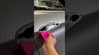 ASMR Door Cup PPF in stealth BMW X6M Donnington Grey carwrap carppf ppfwrap [upl. by Brannon478]