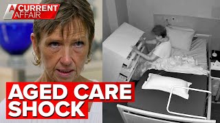 Family disgusted after camera records mums treatment at aged care home  A Current Affair [upl. by Cohligan650]