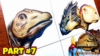 Drawing All Dinosaurs from Jurassic World Evolution 2  Part 7 Herbivorous [upl. by Quintus]