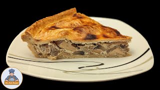 Recette de Tourte aux Champignons  Étape par Étape [upl. by Derby]