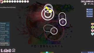 osu S rank Masayoshi Minoshima  Bad Apple ft Nomico Nhato Remix [upl. by Ellenoj]