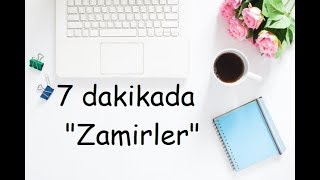 Zamirler Konu Anlatımı YKS TYTAYT KPSS [upl. by Lak]