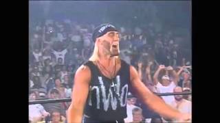 nWo attacks WCW 26Aug 1996 Flair gets hairdye [upl. by Lindbom]