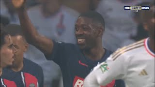 OUSMANE DEMBELE GOAL  LYON VS PSG COUPE DE FRANCE FINAL [upl. by Polloch]