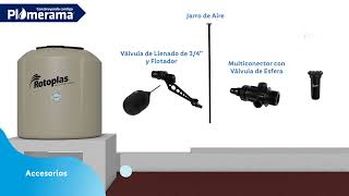 Plomerama  Instalación de Tinaco Plus Rotoplas [upl. by Divine750]