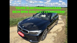 BMW G30G31 Panoramadach Schiebedach Wasserablauf Reinigen Abläufe Problem Cam Tavan Panoramic Roof [upl. by Antonius]