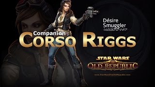 SWTOR Smuggler  Corso Riggs Romance Conversations [upl. by Dewees]