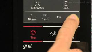 Samsung MW73ADB Microwave Oven  Using The Quick Start Mode [upl. by Kho]