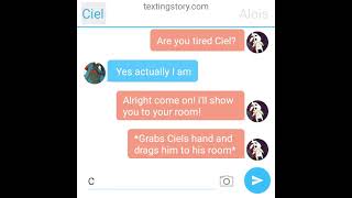 Ciel Phantomhive x Alois Trancy Part 1 text rp [upl. by Aubrette312]