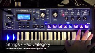 Novation Mininova Vs Korg MicroKorg XL [upl. by Simsar]