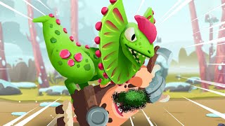 DILOPHOSAURUS SURPRISE ATTACK  Dino Bash 2  Ep3 HD [upl. by Nwahser]