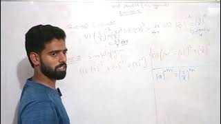 Class8 icse boardMathsMLAggarwal Chapter2 Exponents and Powers Q1amp2 maths [upl. by Lewanna]