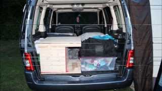 Citroen Berlingo  Single Boot Camper  Camping Trip  Test  Part 2 [upl. by Jamille]