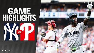 Yankees vs Phillies Game Highlights 72924  MLB Highlights [upl. by Madra]