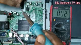 Philips TV main PCB repairing video Philips TV no powerTV power supply no working tv no power [upl. by Naquin]