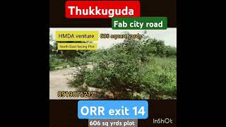 plot for sale in thukkuguda realestate maheshwaram villa property shamshabad airport house [upl. by Alledi]