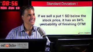 Standard Deviation Short Put 1 SD below Stock Price  84 Probability of Closing OTM [upl. by Eniwtna147]