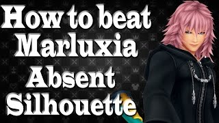 How to beat Marluxa Absent Silhouette Kingdom Hearts 2 Final Mix [upl. by Lauer]