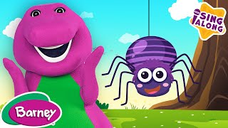 Itsy Bitsy Spider  Animal and Insect Song for Kids  Barney the Dinosaur [upl. by Tosch]