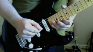 David Gilmour  Guitar tutorial Comfortably Numb quotwaving partquot [upl. by Affer]