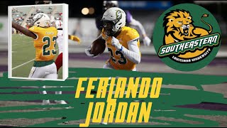 Ferlando Jordan DB SE Louisiana  2022 NFL Draft Prospect Official Highlights [upl. by Enaek624]