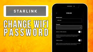 How To Change Starlink WiFi Password 2024 Step by Step [upl. by Omura]