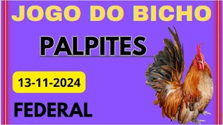 PALPITES DA MEL🐝 1311JOGO DO BICHO QUARTAFEIRA TODAS AS LOTERIAS Ejogo palpites jb sorte [upl. by Emili]