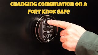 Changing the Combination on a Fort Knox Safe or Vault Door [upl. by Dolphin]