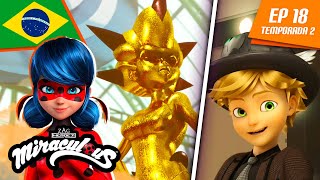 🇧🇷 MIRACULOUS 🐞 A BATALHA DAS RAINHAS parte 1  Episódio completo  Temp 2 Ep 18  Português BRASIL [upl. by Iot]