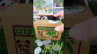 🐼 Cute Panda Coin Bank 💰🏦  cutestuff celengan piggybank coinbox unboxingtoys unboxingmainan [upl. by Loggia]