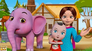 Hathi Raja Kahan Chale हाथी राजा Bandar Mama  More Hindi Cartoon Videos and Rhymes for Kids [upl. by Nace929]