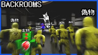 仲間の姿をした化け物が居る中で化け物のフリをするミドリクソ【Escape The Backrooms】 [upl. by Eniamraj957]