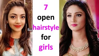 7 Easy hairstyle for open hair  hair style girl  easy everyday hairstyle  hair style [upl. by Reniti916]