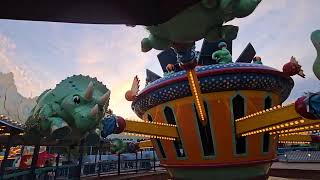 Triceratop Spin at Disneys Animal Kingdom [upl. by Derag732]