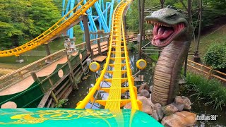 Loch Ness Monster Interlocking Loop Coaster  NEW Things added to the Ride  Busch Gardens 2024 [upl. by Ecarret653]