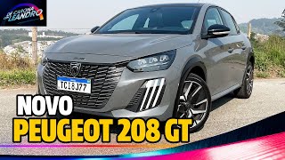 NOVO PEUGEOT 208 GT  ERRARAM NO PREÇO AVALIAÇÃO  CONSUMO REAL DE GASOLINA [upl. by Akiehsat715]